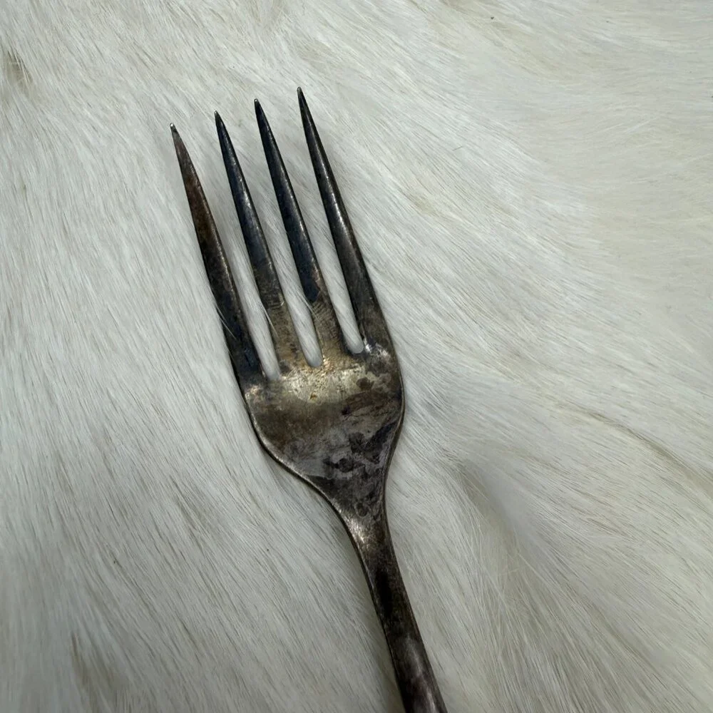 Oneida Community Wheat Stalk Silverware Fork Silver Plated